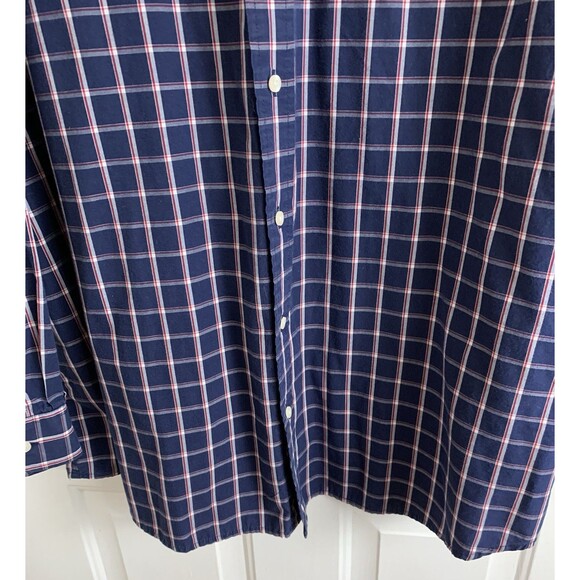 US POLO ASSN Mens Long Sleeve Shirt Size 3XLT Plaid Cotton Blend Button Front - Picture 6 of 13